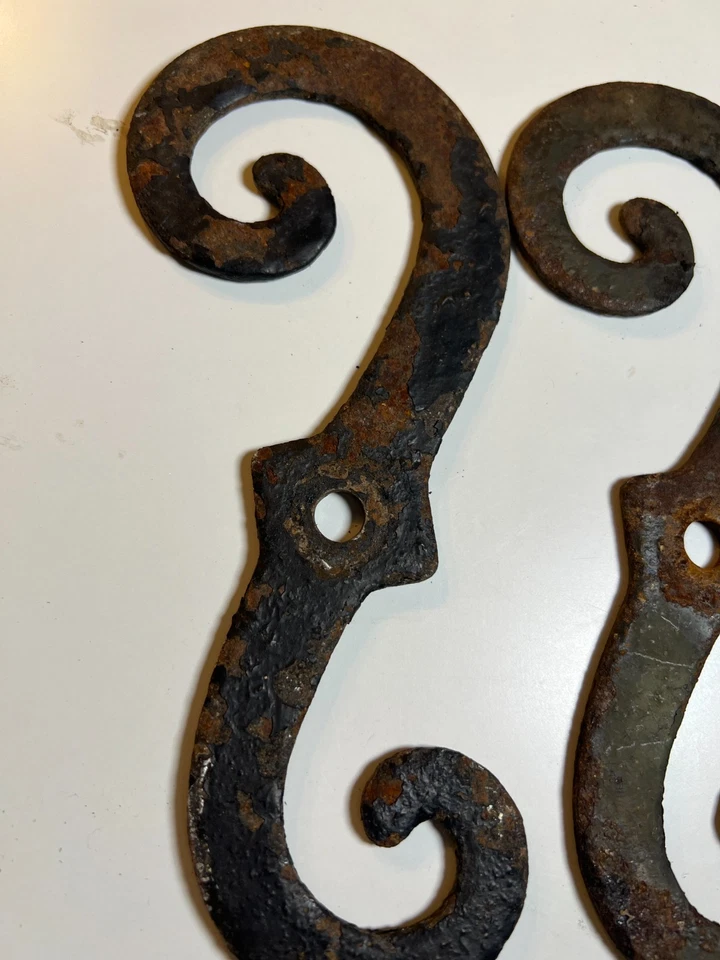 Obturador antigo de metal fundido curva s curva s cães cães MULT DISPONÍVEL - Imagem 2 de 4