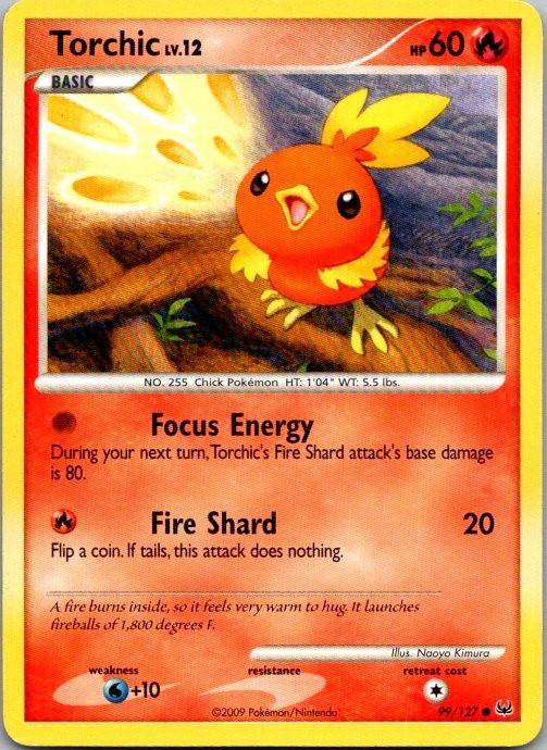 Torchic Platinum 99/127 NM