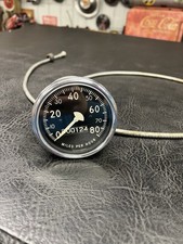 Vintage Stewart Warner Speedometer Traditional Hot Rod Flathead V8