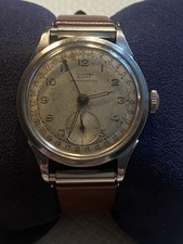 1949 ALL Original Steel Tissot "Pointer Date" Cal., 27; Runs & BIG Price Drop!