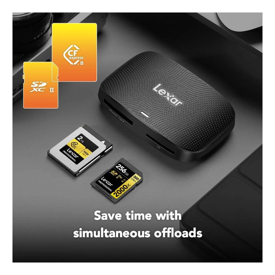 Lexar Card Reader CFExpress type B / SDXC Dual Slot UHS-II - Immagine 4 di 4
