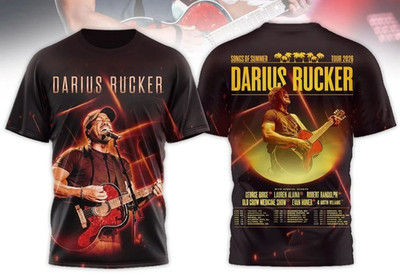 Darius Rucker Songs Of Summer Tour 2026 AOP 3D T-Shirt
