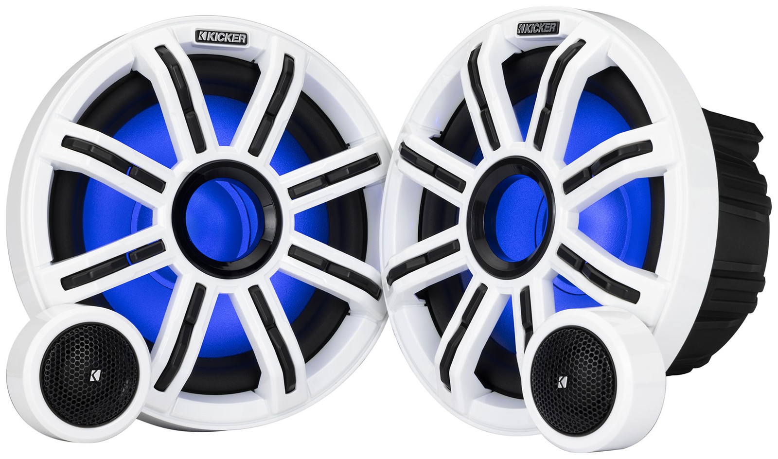 Пара морских компонентных динамиков KICKER 51MSS8 мощностью 8 400 Вт 4-Омные MSS8 115290₽