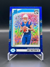 2024 Panini Donruss Football Joe Milton III Rated Rookie Optic Preview BlueScope
