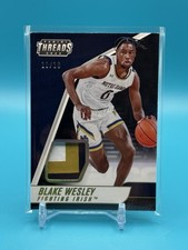 2022 Chronicles Draft Picks Panini Threads Blake Wesley Patch #TH-BWE Gold /10