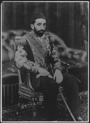 Sultan Of Turkey Abdul Hamid Ii 1885 OLD PHOTO