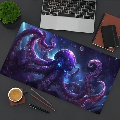40*90cmGiant Octopus Underwater Scene Mouse Pad - Extra Large, Non-Slip, Suitabl