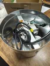 VIVOSUN 8 inch Inline Duct Fan 420 CFM, HVAC Exhaust Intake Fan, Low Noise