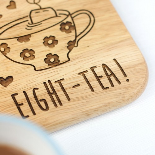 Posavasos de pizarra cuadrada grabada Diseño EIGHT-TEA Regalo de 80 cumpleaños Mamá, abuela - Imagen 22 de 26