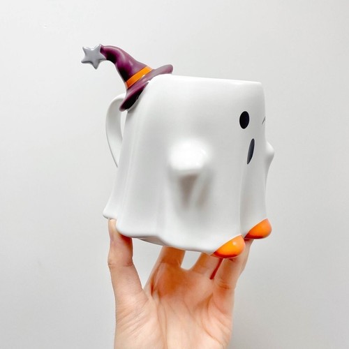 Starbucks Tasse 2022 Halloween Playful Naughty Ghost Becher Kaffeetasse weiß Becher - Bild 3 von 10