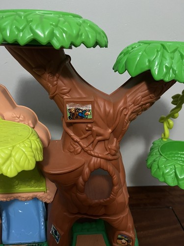Fisher Price Little People 2011 Zoo Talkers Tree House Animal Jungle PlaySet - Picture 6 of 10