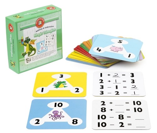 Addition & Subtraction Magic Triangles Game Maths Teacher Resource Educational - Picture 1 of 1