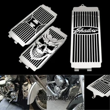 Radiator Cover Guard Grille For HONDA Shadow VT750 ACE 97-03 VT 750 Spirit 01-08