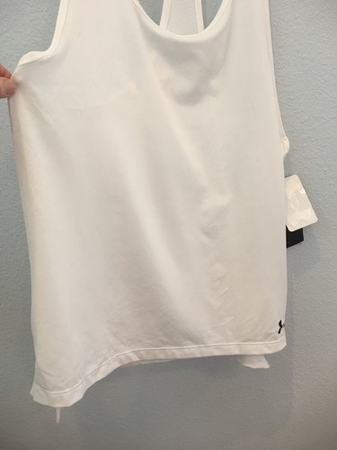 Girls Under Armour HeatGear Tank Top Athletic Workout Running Tank NWT Youth XL - Picture 2 of 6