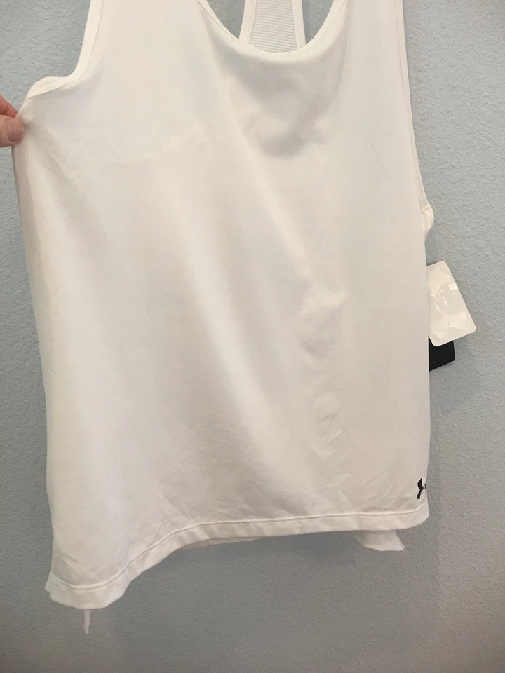 Girls Under Armour HeatGear Tank Top Athletic Workout Running Tank NWT Youth XL - Image 2 of 4