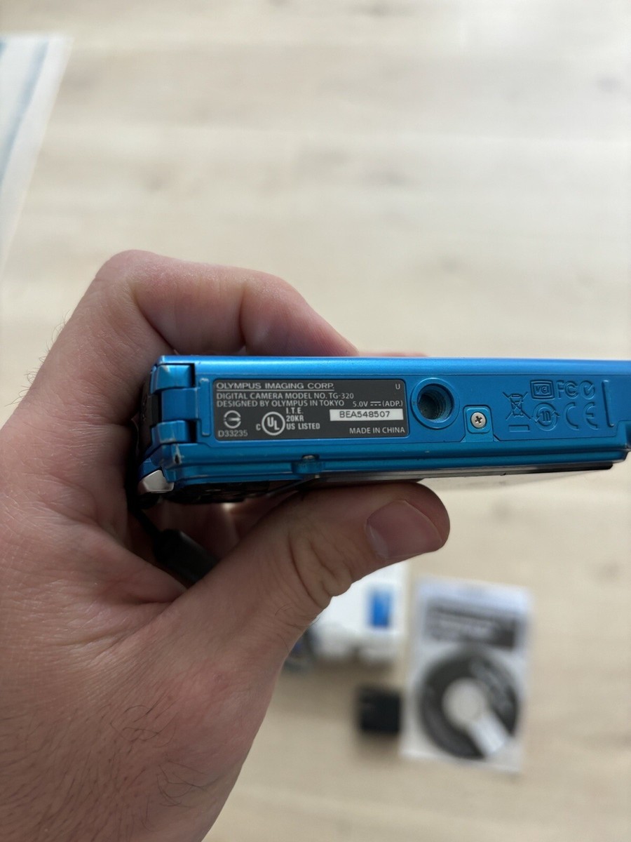 OLYMPUS Tough TG-320 ブルー 新品バッテリー付 Amazon.com