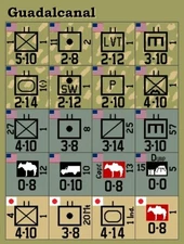 Guadalcanal ('66) Replacement Counters