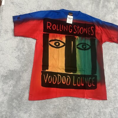 Rolling Stones Voodoo Lounge Tshirt Vintage XXL 1994 Brockum