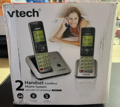 VTECH CS6619-2 DECT 6.0 CORDLESS PHONE WITH 2 HANDSETS