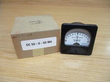 Triplett 337-S DC 50-0-50 MA Panel Meter 337S