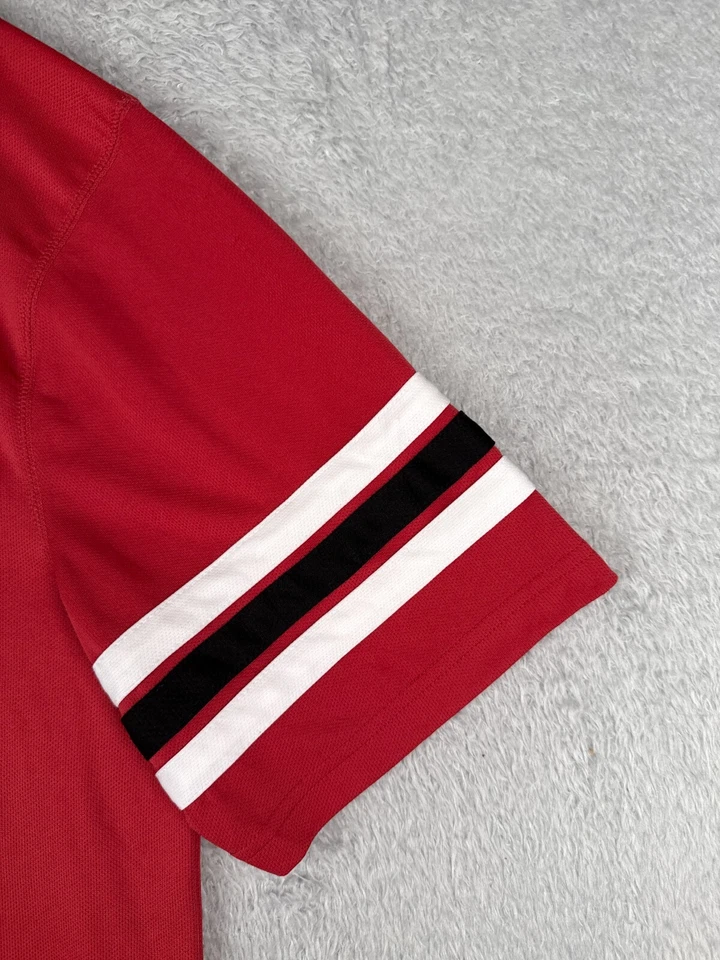 Camiseta deportiva de los Arizona Cardinals para hombre extra grande roja cuello en V #11 Larry Fitzgerald polietileno Foto 2 de 4