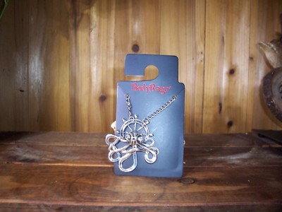 SPENCERS BODY RAGE OCTOPUS SHIP STEERING WHEEL NECKLACE 2 INCH PENDANT ...