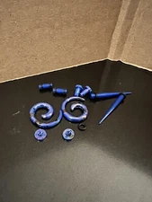 JDXN Acrylic Ear Stretching Kit Tapers Plugs Silicone Tunnels Gauges Expander