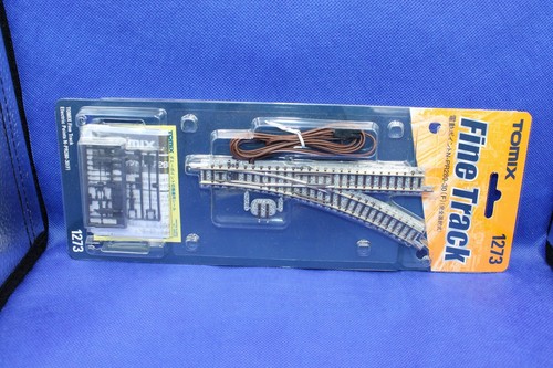 Tomix 1273 (971273) Fine Track Spur N elektrische Weiche rechts 30°/NEU/OVP | Zustand: Neu