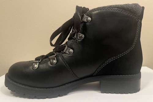 Bottes à lacets Clark’s Faralyn en cuir noir, taille 6 Medium, parfait état. - Photo 7/8