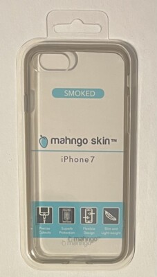 Mahngo Skin Phone Case For Apple iPhone 7 8 SE 2nd 3rd Generation Smoked Clear