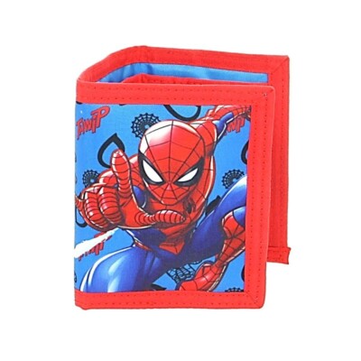 Marvel Spiderman Tri-Fold Geldbörse Kinder Geschenk Jungen Mädchen