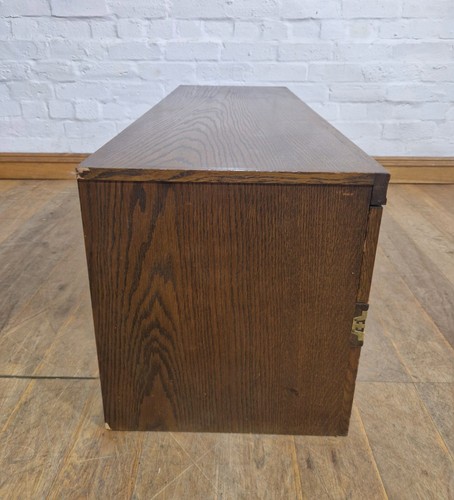 Oriental style low console table with 2 drawers - Picture 10 of 13