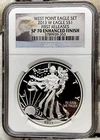 2013-W $1 NGC SP70 Enhanced Finish American Silver Eagle ||| First Releases