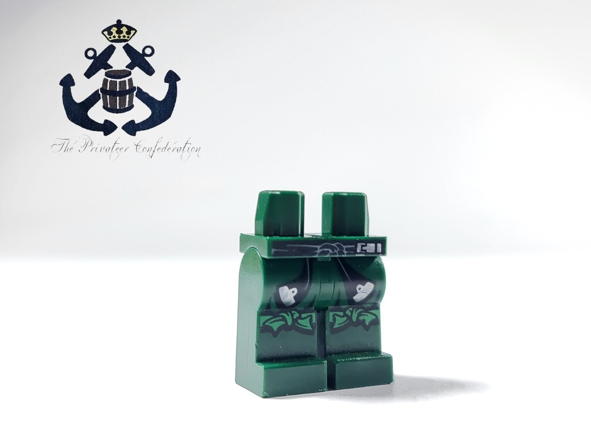 【S.Ｉ】 LEGO 2015 NINJAGO Minifigure Legs Dark Green Lloyd Possessed Sash