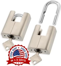 Candados De Seguridad Lockout Tagout Lock-Loto Con Llaves Diferentes 2Pcs NEW US