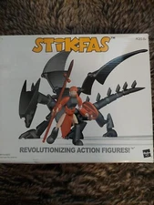 Stikfas AFK 9 Beta Female Warrior With Dragon Action Figure Hasbro 2003