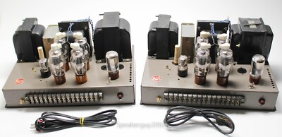 Pair of RCA MI-12188-A Mono Tube Amplifiers / 807 - 6SL7 / KT | eBay