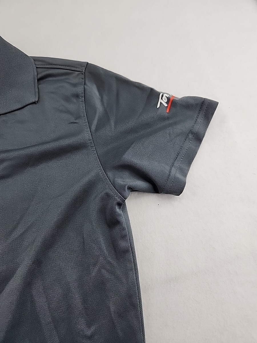 Tom Thumb Logo Womens Gray Polyester Work Polo Size Small View 2