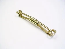 VINTAGE COLLAR CLIP * INITIAL C MID CENTURY COLLAR BAR * SHIRT ACCESSORY WEDDING