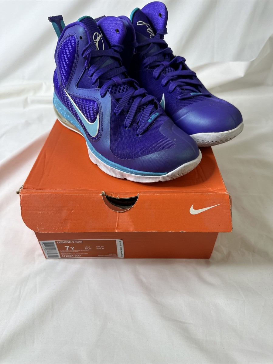 Size 7 (GS) - Nike LeBron 9 Mid Summit Lake Hornets | eBay display picture 3