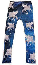 CAPELLI New York Kids Unicorn Leggings Size XS/S Activewear Colorful