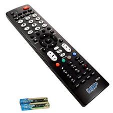 HQRP Remote Control for Hitachi Series LCD LED HD TV Smart 1080p 3D Ultra Plasma