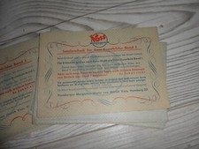 Voss Kunstbilder  Sammelbilder Sonderscheck für Band 1 Sammlerstücke Konvoult