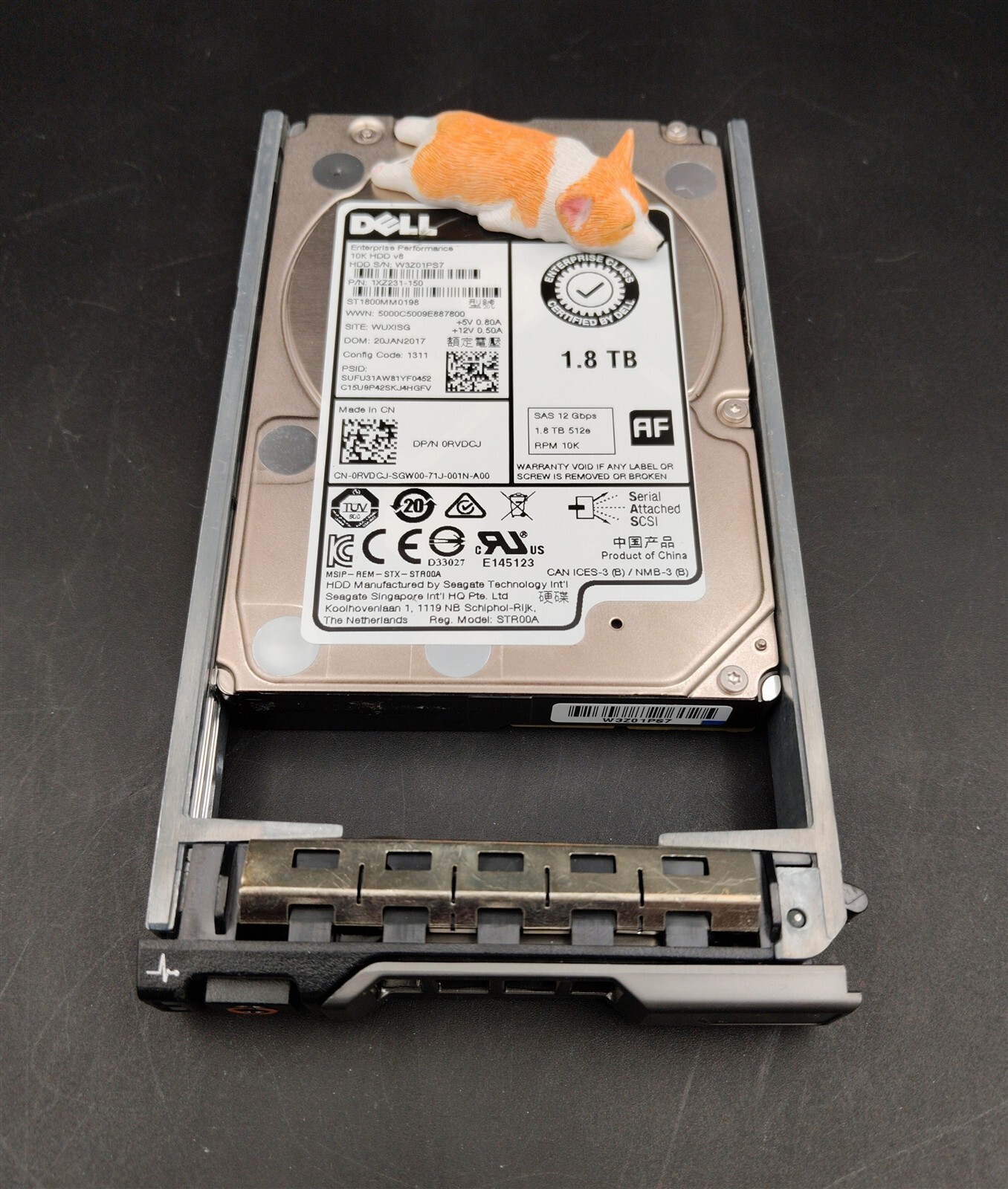 RVDCJ 0RVDCJ ST1800MM0198 DELL 1.8TB 10K 12G 512E SAS 2.5" SFF HDD W ...