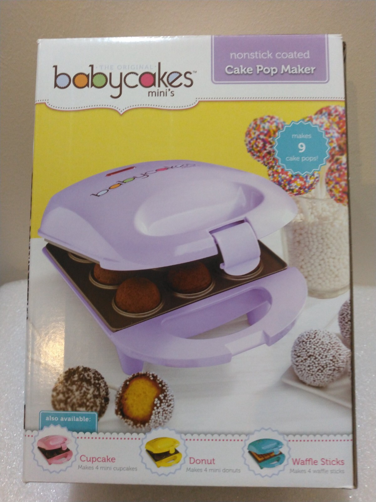 The Original Babycakes Mini's CPM20 Mini Cake Pop Maker Purple