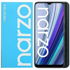 BNIB Realme Narzo 30A Dual SIM 64GB ROM + 4GB RAM Black Unlocked 4G/LTE GSM