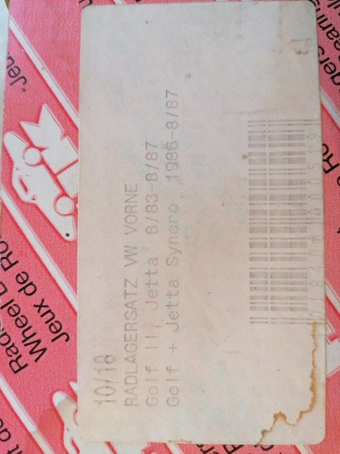 Radlager Satz vorne VW Golf Jetta