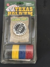 Jeu de poker vintage Novelty Inc Texas Hold'm Travel