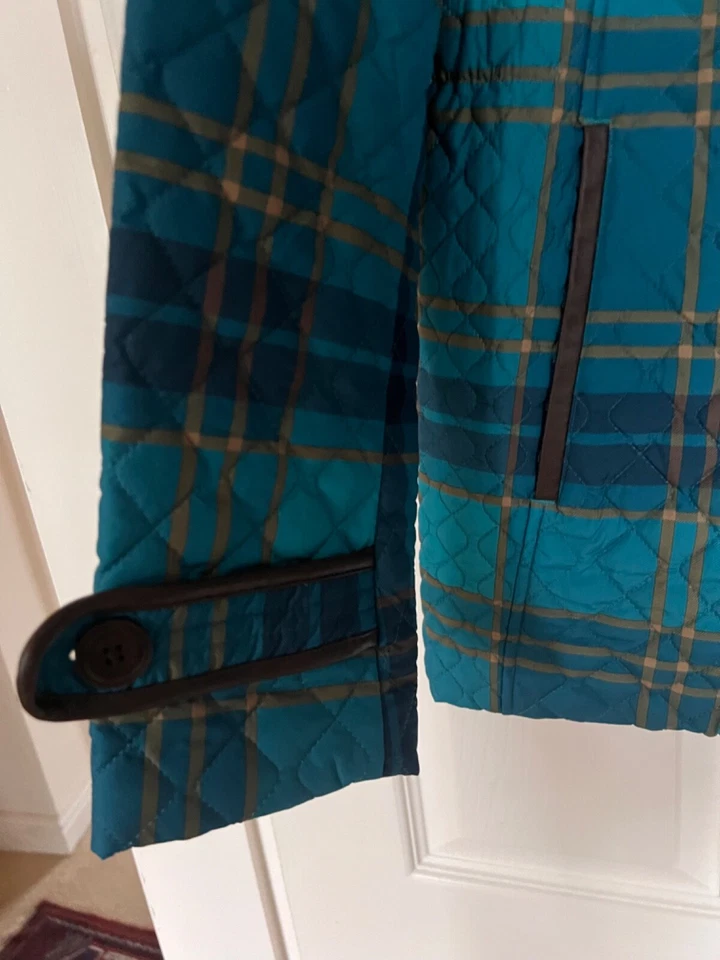 Land's End Primaloft Navy  Quilted Lightweight Padded Coat Jacket XS fits like s - Image 4 of 4