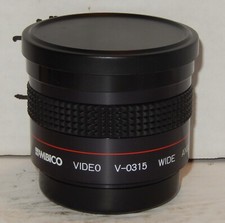 Ambico Model V-0315 Video 0.6x Wide Angle Lens Attachment Fish Eye Made In Japan
